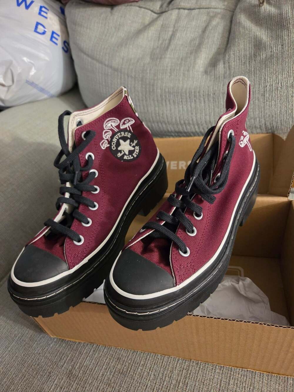 Converse Chuck Taylor All Star Hike Platform Bordeaux Mushroom